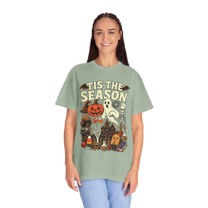 Tis the Season Spooky Halloween Comfort Colors Graphic Tee