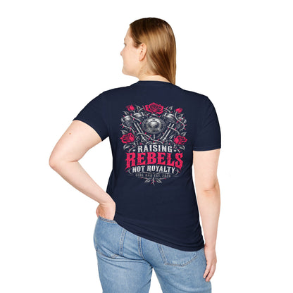 Raising Rebels Girl Dad Biker Graphic Tee