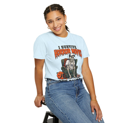 Horror Movies Game 7 Baseball Comfort Colors T-Shirt