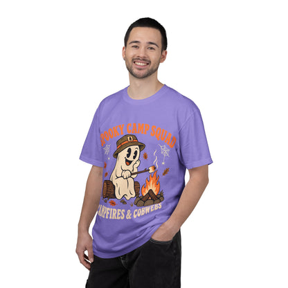 Spooky Camp Squad Campfires & Cobwebs Comfort Colors Tee
