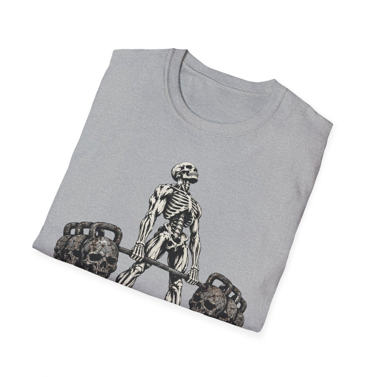 The Leaves Fall The Iron Remains Shirt – Skeleton Deadlift Gym Fall Tee
