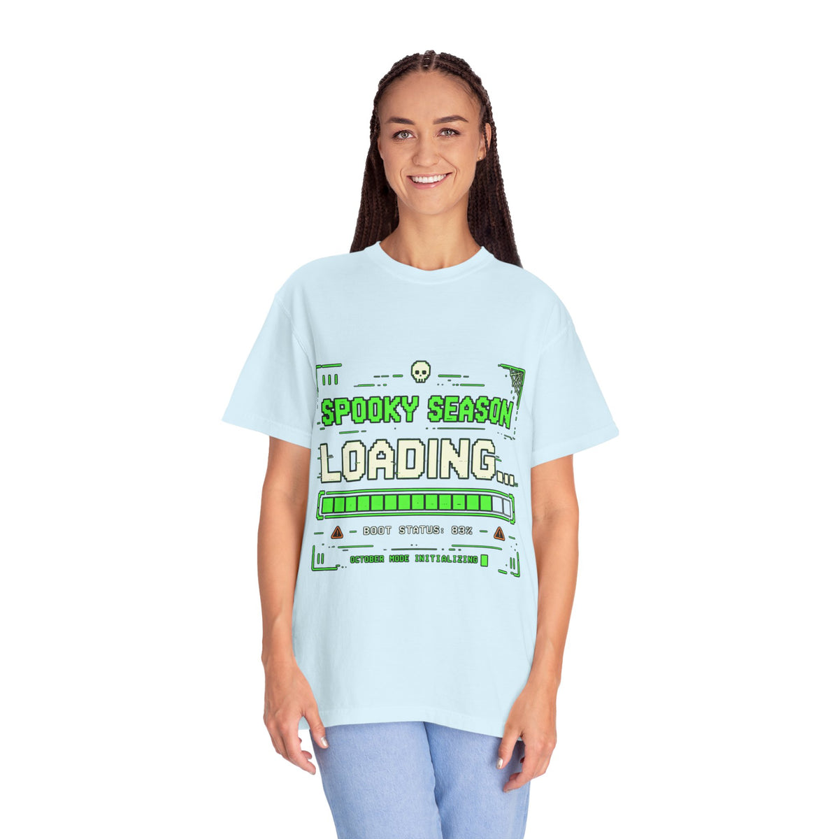 Spooky Season Loading Gamer Halloween Comfort Colors Tee