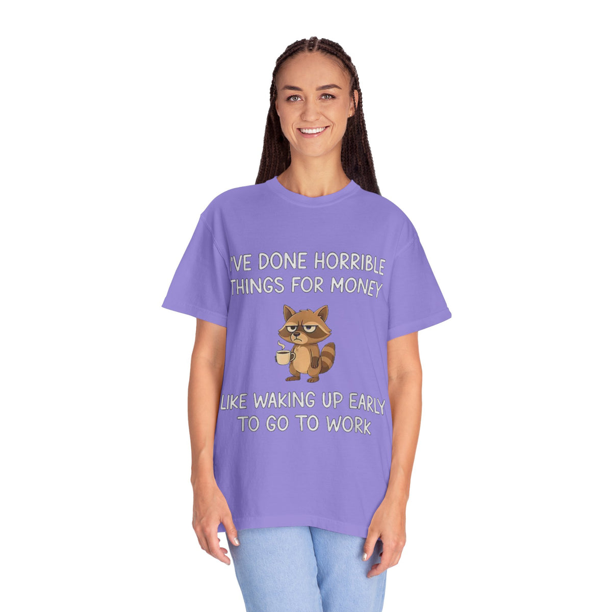 I've Done Horrible Things for Money Funny Raccoon Tee