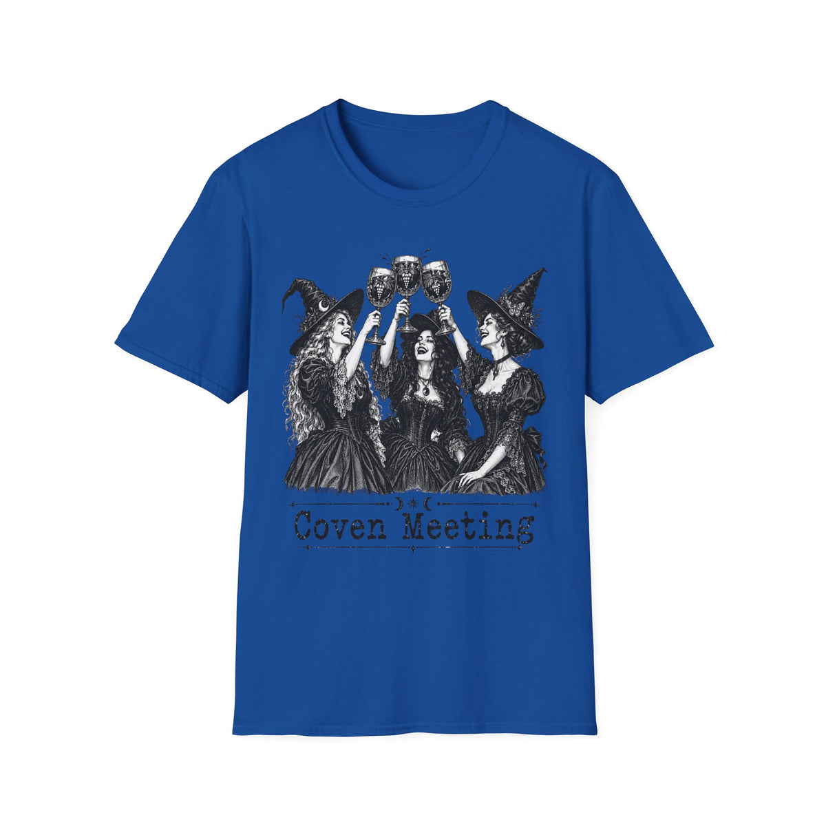 Coven Meeting Witch Wine T-Shirt
