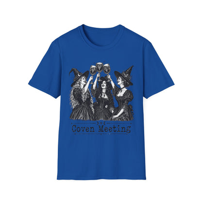 Coven Meeting Witch Wine T-Shirt