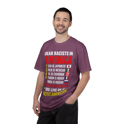 Dear Racists in America Anti-Racism Comfort Colors Tee