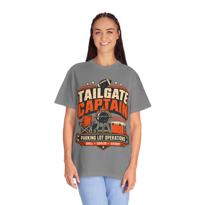 Tailgate Captain Football Game Day Comfort Colors T-Shirt