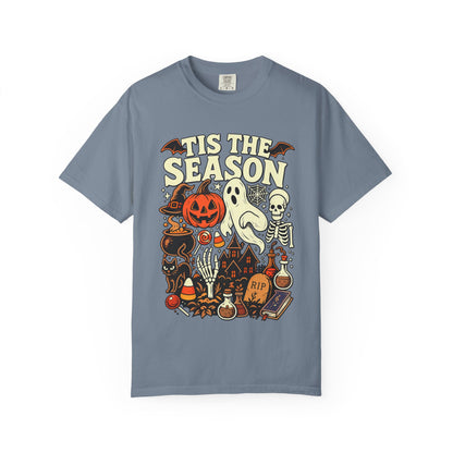 Tis the Season Spooky Halloween Comfort Colors Graphic Tee