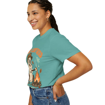 Spooky Camp Squad Campfires & Cobwebs Comfort Colors Tee