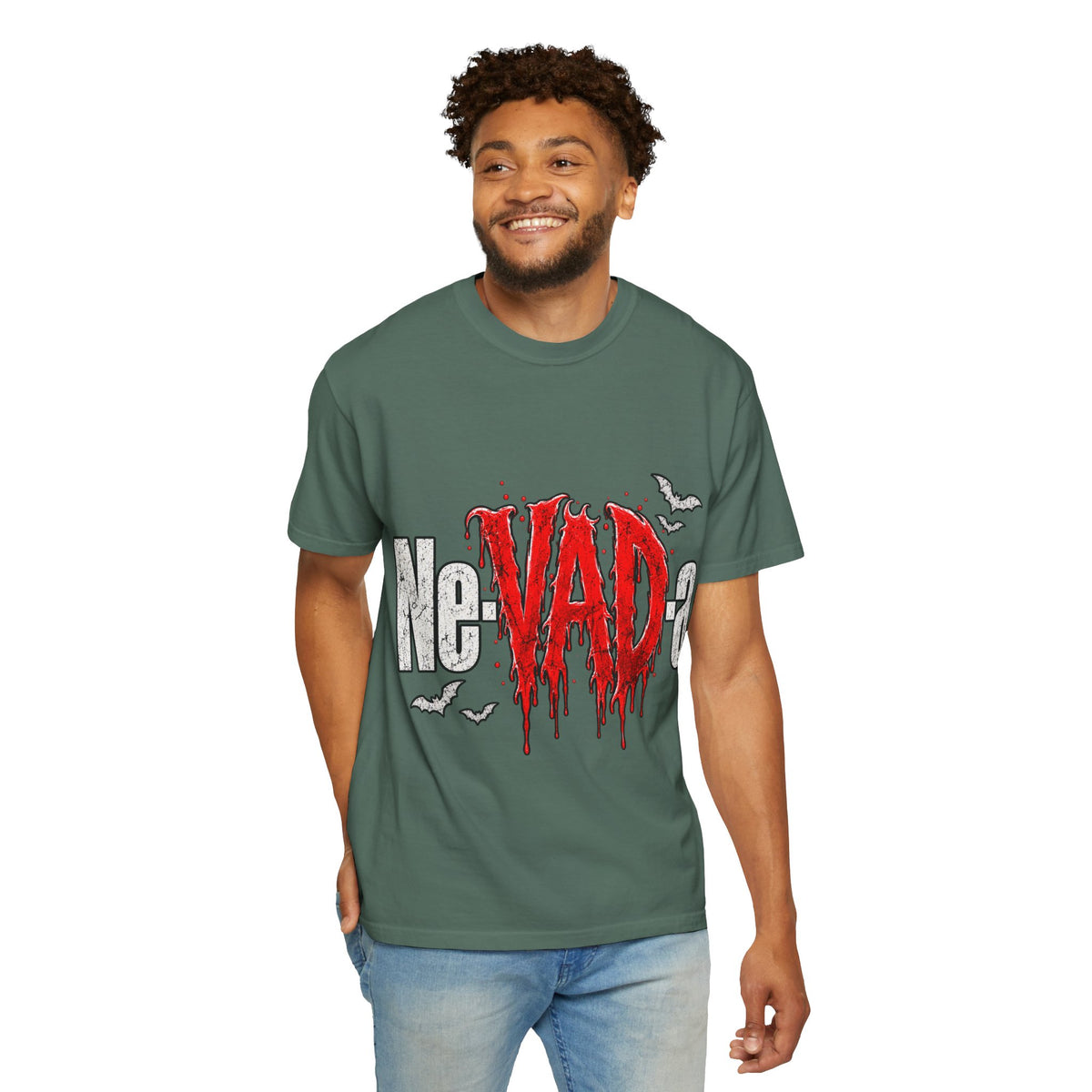 Nevada Horror Drip Halloween Comfort Colors T-Shirt