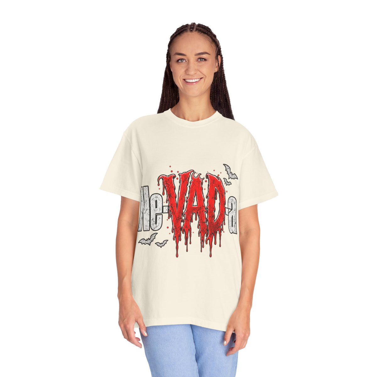 Nevada Horror Drip Halloween Comfort Colors T-Shirt