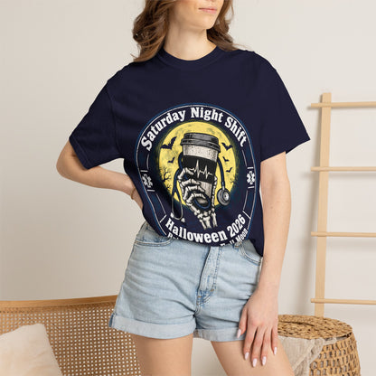 Saturday Night Shift Halloween 2026 Comfort Colors Tee