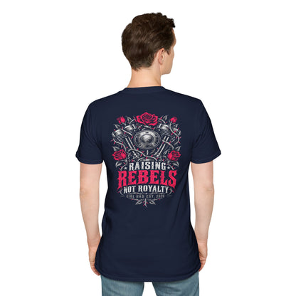 Raising Rebels Girl Dad Biker Graphic Tee