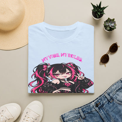 My Vibe, My Rules Anime Chibi Graphic Tee