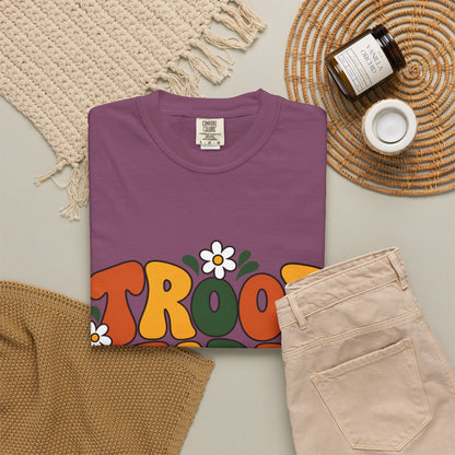 Troop Leader Coffee Campfires Chaos Comfort Colors Tee