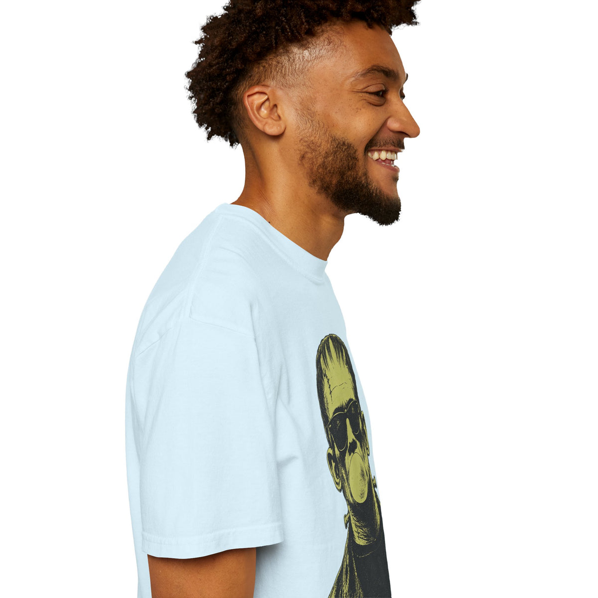 Frankenstein Bubblegum Peace Sign Comfort Colors T-Shirt