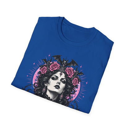 Pink Spooky Queen Pastel Gothic Glamour Witch T-Shirt