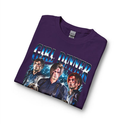 Girl Dinner Survival Horror Gildan Heavy Cotton Long Sleeve Tee