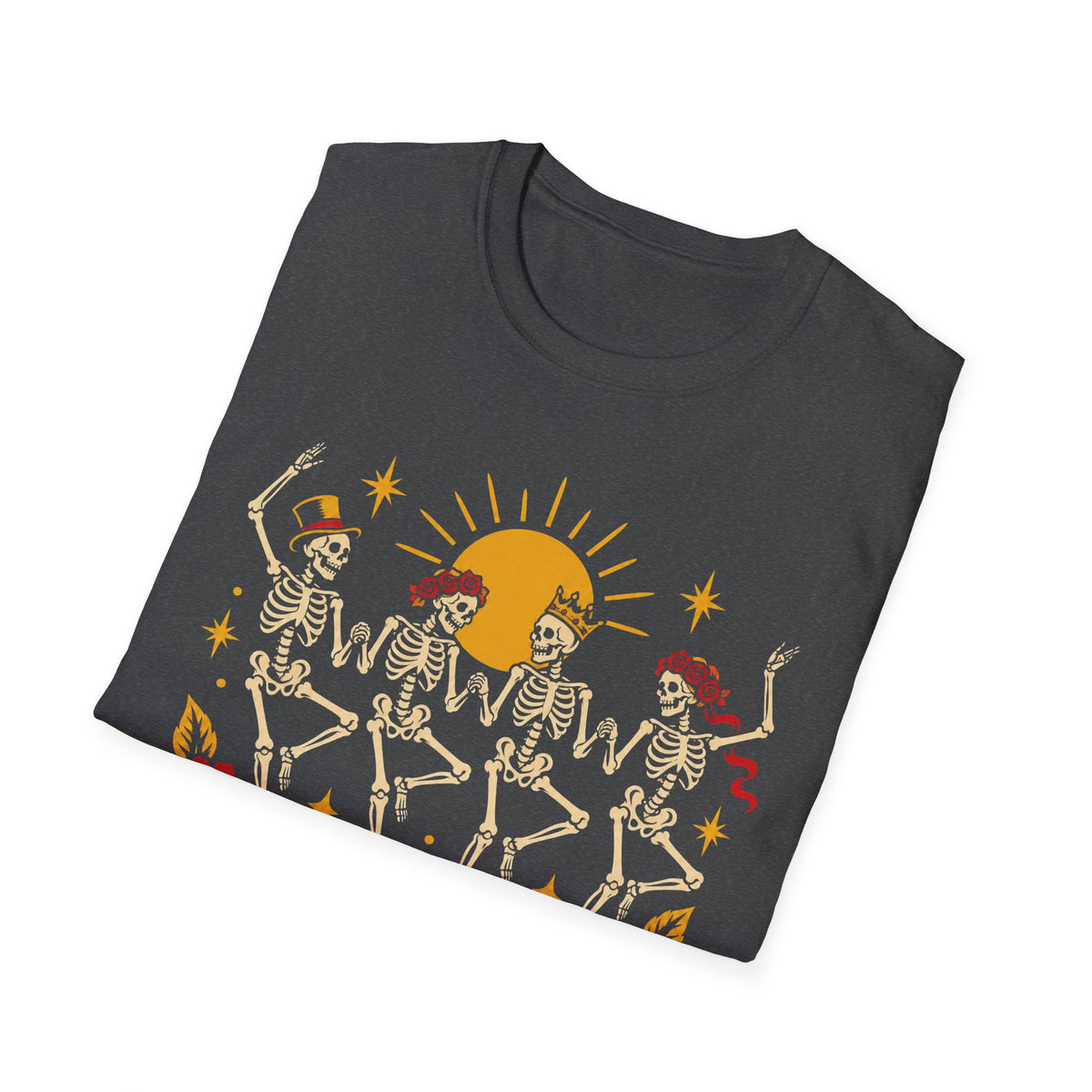 American Traditional Tattoo Skeleton Dance Shirt