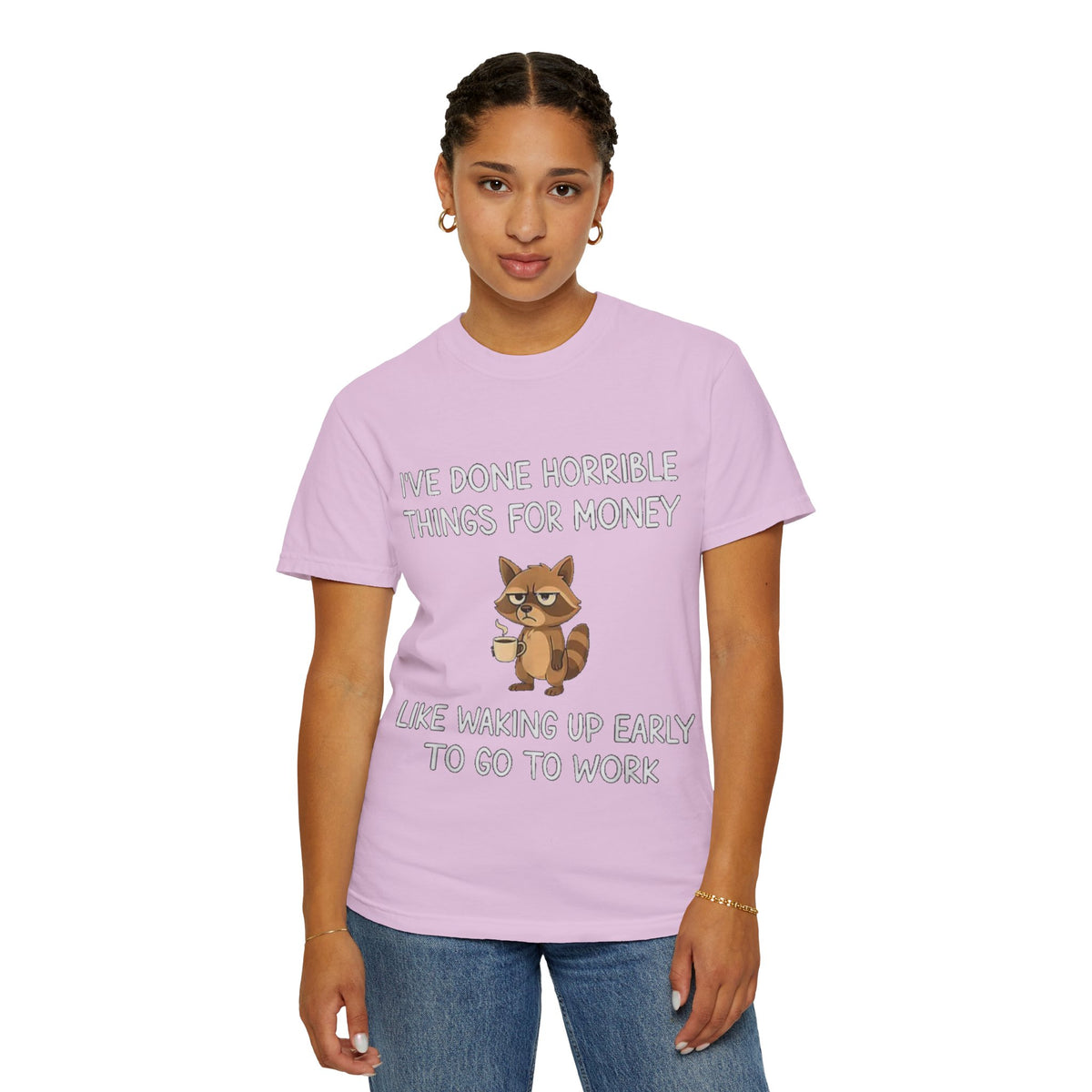 I've Done Horrible Things for Money Funny Raccoon Tee
