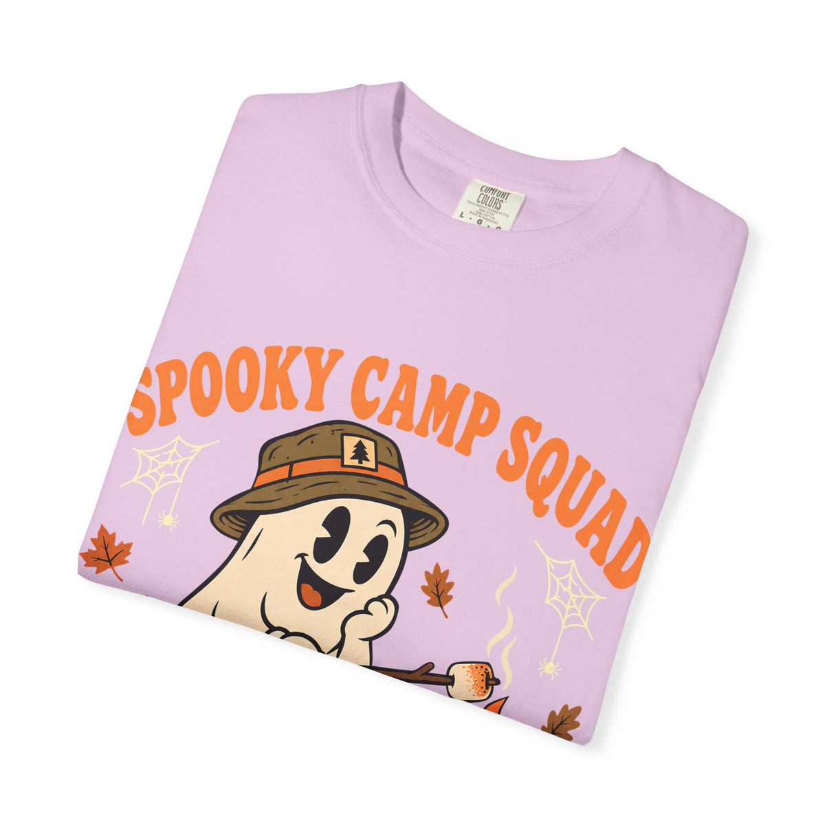 Spooky Camp Squad Campfires & Cobwebs Comfort Colors Tee