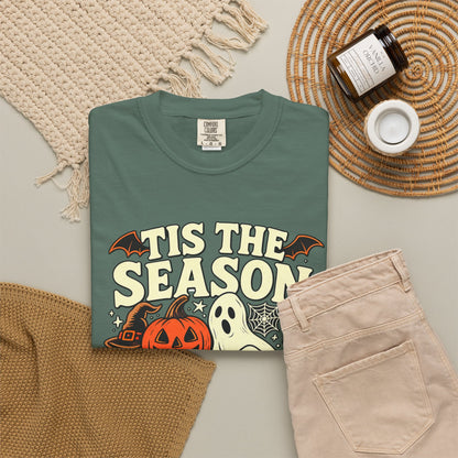 Tis the Season Spooky Halloween Comfort Colors Graphic Tee