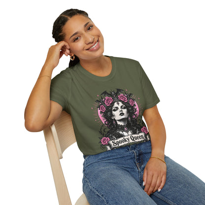 Pink Spooky Queen Pastel Gothic Glamour Witch T-Shirt