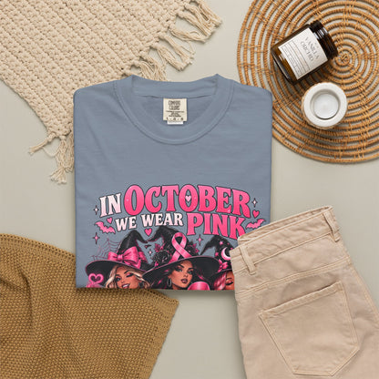 In October We Wear Pink My Coven Fights in Pink Tee