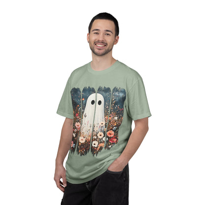 Floral Ghost Wildflower Halloween Comfort Colors T-Shirt