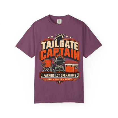 Tailgate Captain Football Game Day Comfort Colors T-Shirt
