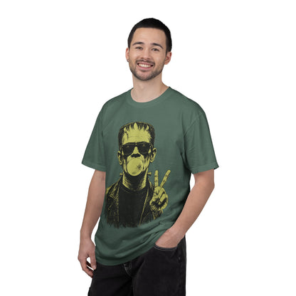 Frankenstein Bubblegum Peace Sign Comfort Colors T-Shirt