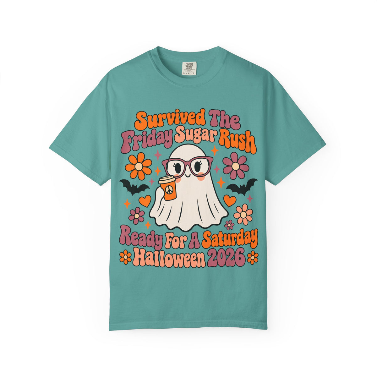 Friday Sugar Rush Halloween 2026 Comfort Colors Tee