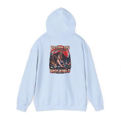 Raccoon City After Midnight Halloween Gildan 18500 Hoodie