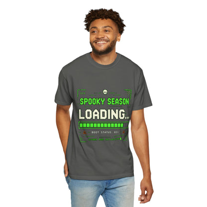 Spooky Season Loading Gamer Halloween Comfort Colors Tee