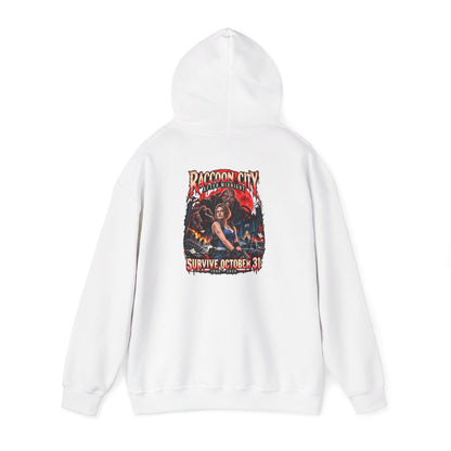 Raccoon City After Midnight Halloween Gildan 18500 Hoodie
