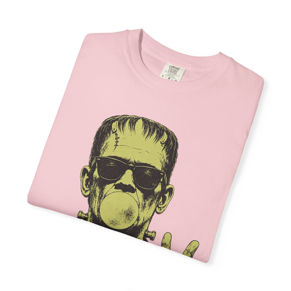 Frankenstein Bubblegum Peace Sign Comfort Colors T-Shirt