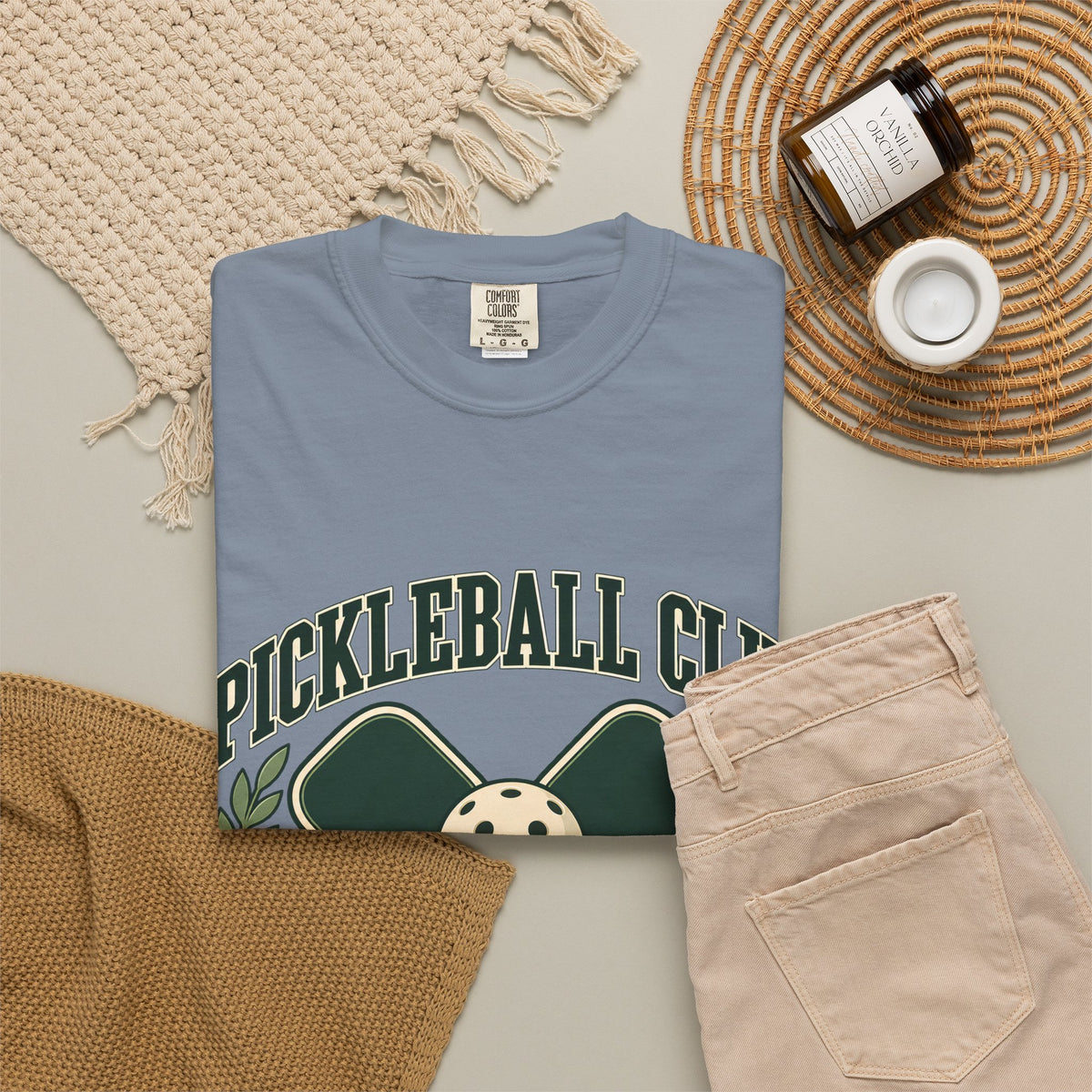 Pickleball Club Court Time Over Screen Time Comfort Colors Tee