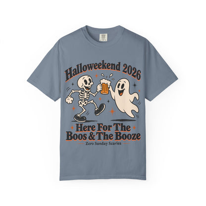 Halloweekend 2026 Boos & Booze Comfort Colors Tee