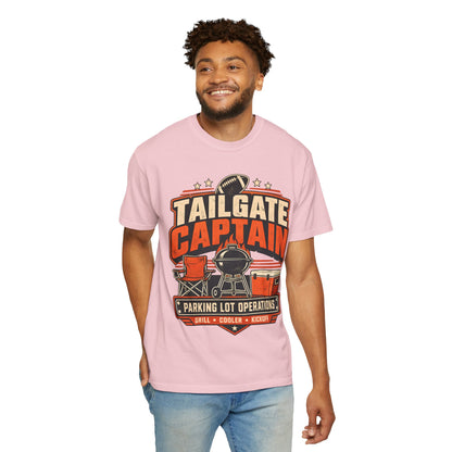 Tailgate Captain Football Game Day Comfort Colors T-Shirt
