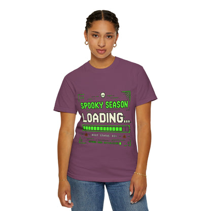 Spooky Season Loading Gamer Halloween Comfort Colors Tee