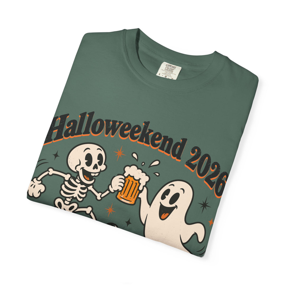 Halloweekend 2026 Boos & Booze Comfort Colors Tee