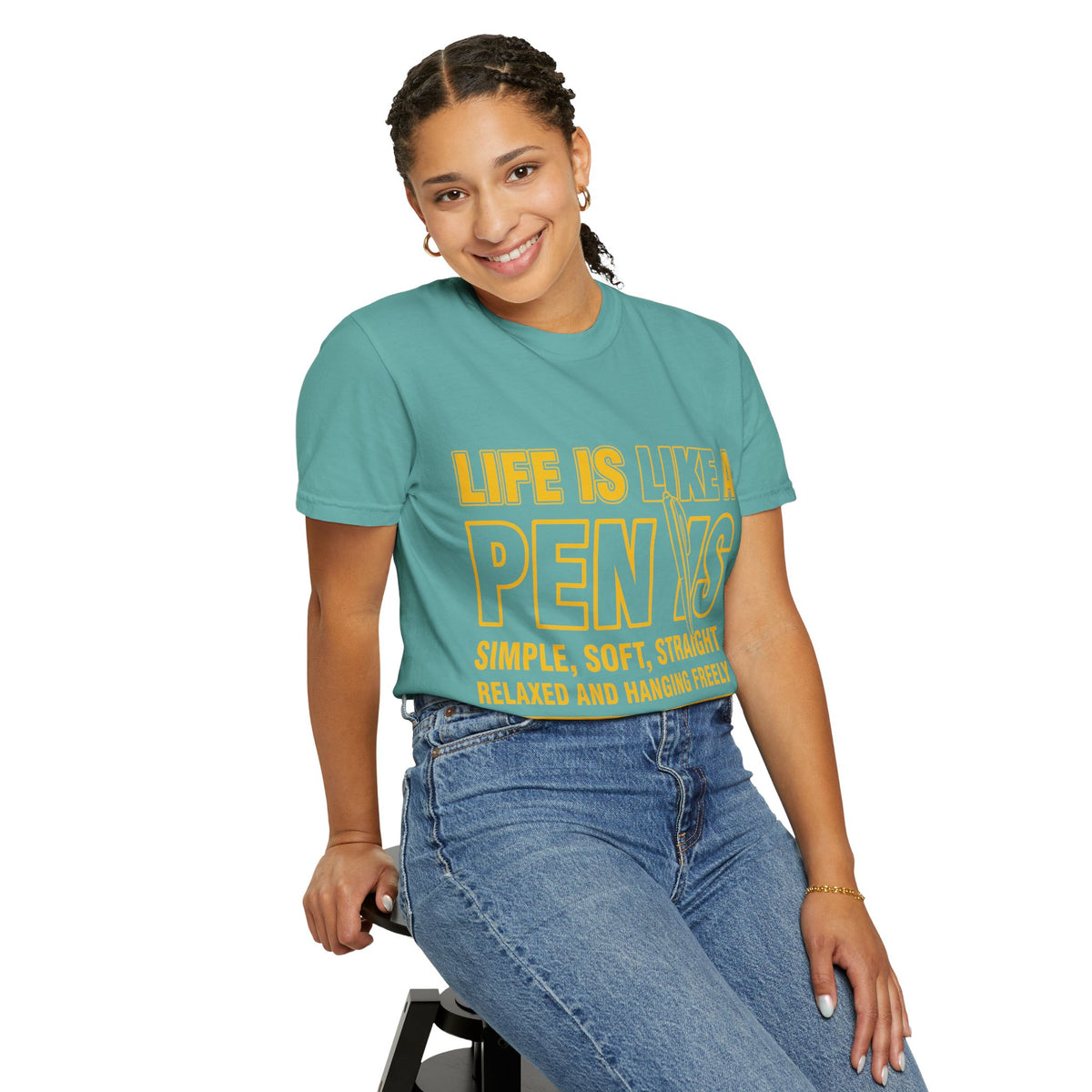 Life Is Like a Penis Adult Humor Comfort Colors T-Shirt