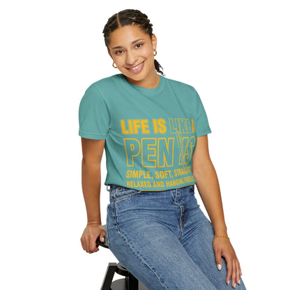 Life Is Like a Penis Adult Humor Comfort Colors T-Shirt