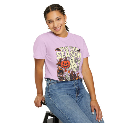Tis the Season Spooky Halloween Comfort Colors Graphic Tee