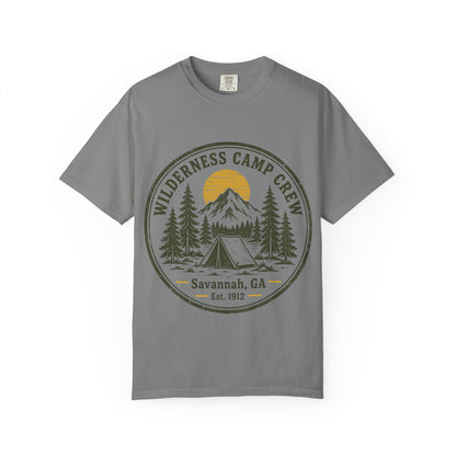Wilderness Camp Crew Savannah GA Comfort Colors Tee