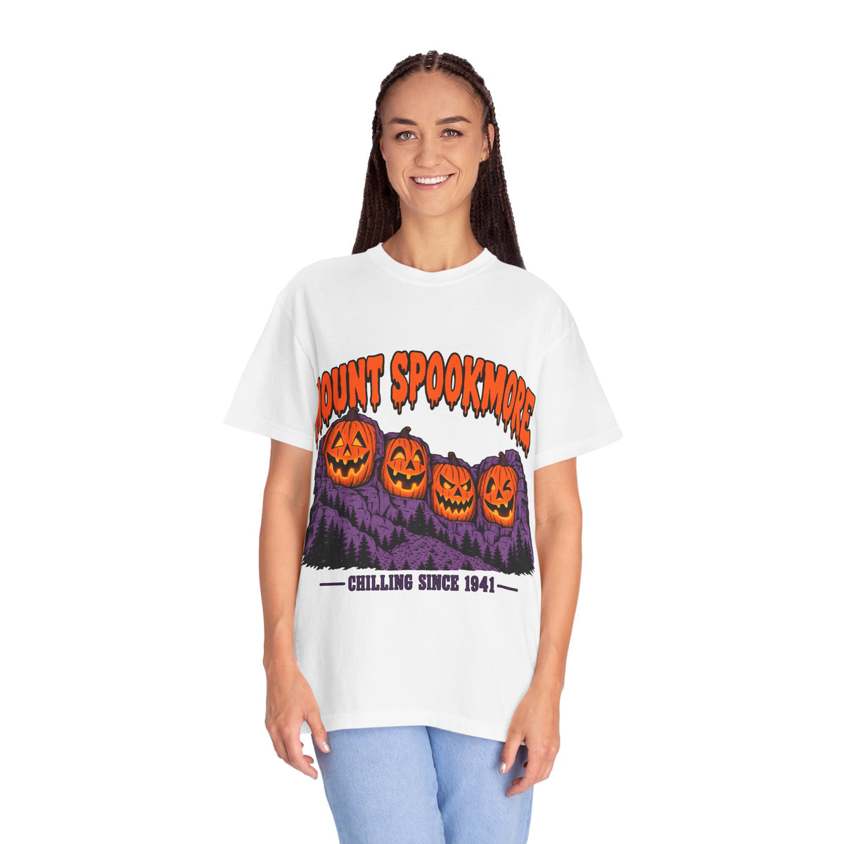 Mount Spookmore Halloween Comfort Colors T-Shirt