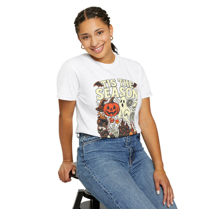 Tis the Season Spooky Halloween Comfort Colors Graphic Tee
