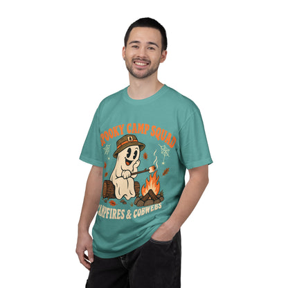 Spooky Camp Squad Campfires & Cobwebs Comfort Colors Tee