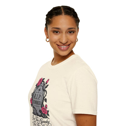 RIP Summer I'm Too Spooky For This Heat Shirt – Gothic Fall Halloween Tee