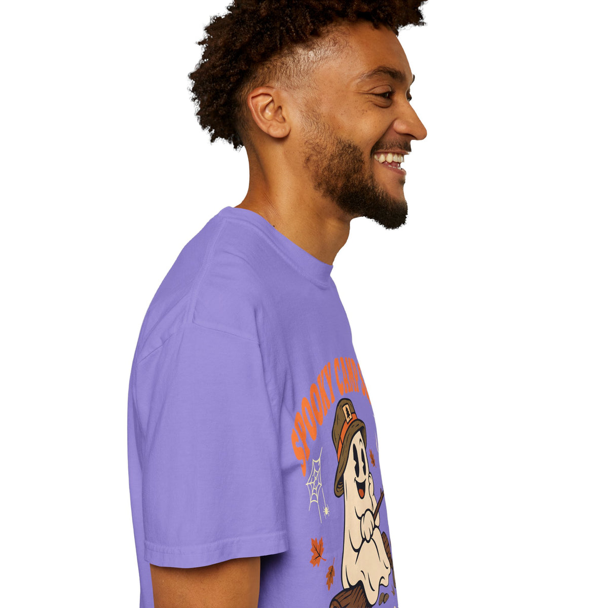 Spooky Camp Squad Campfires & Cobwebs Comfort Colors Tee